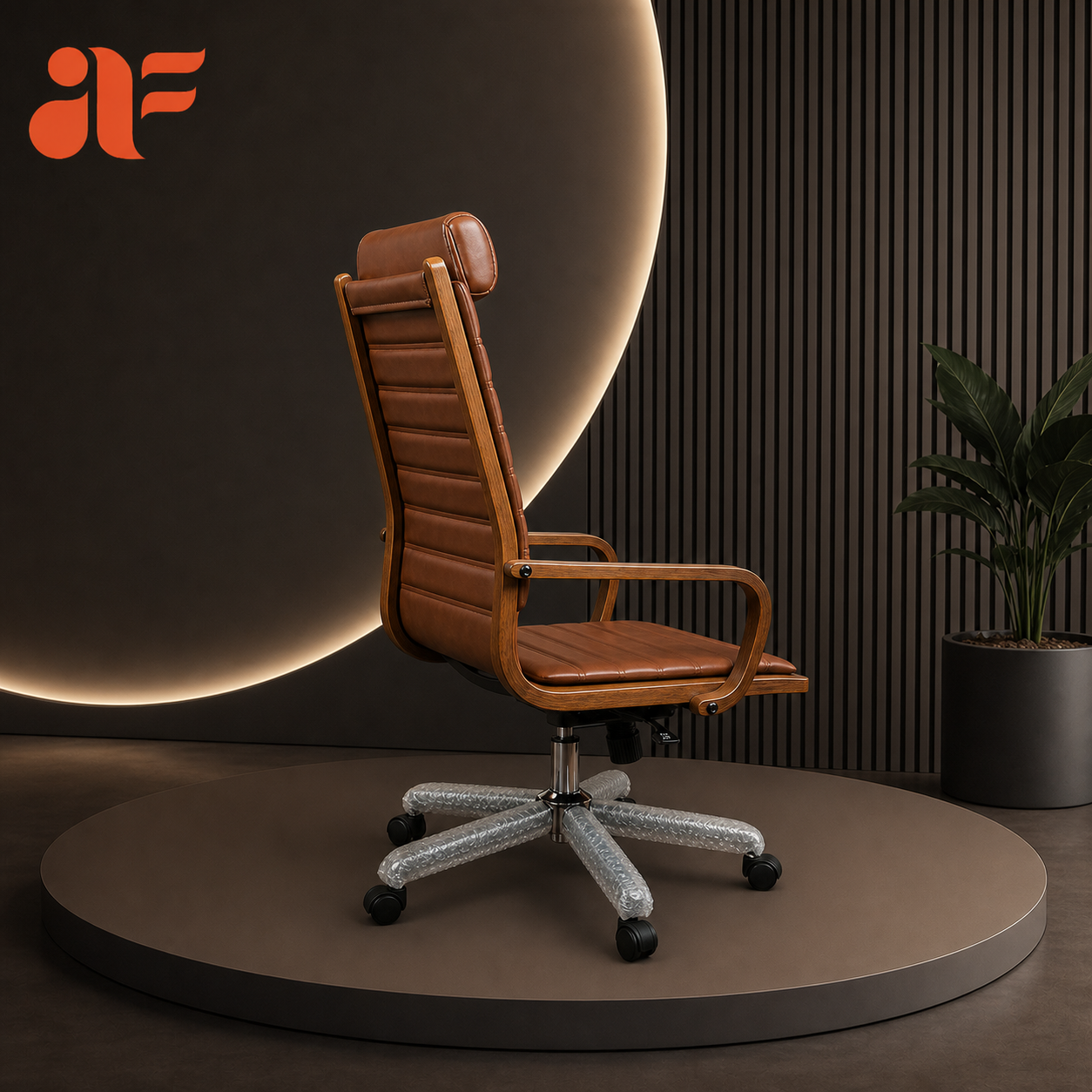 Caramel Throne Executive Chair
